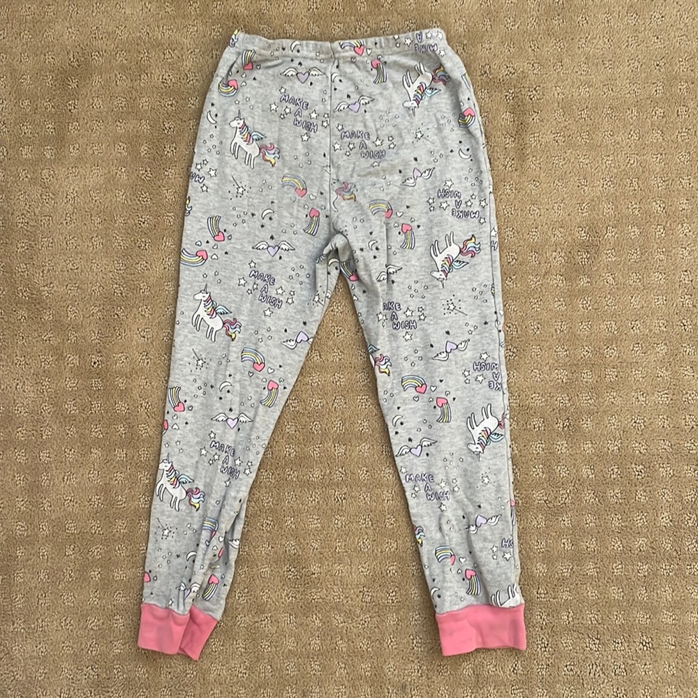 Tucker and Tate grow in the dark unicorn sleepwear set